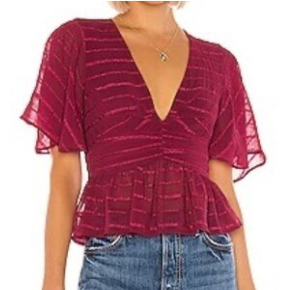 House of Harlow x REVOLVE blouse Top small designer